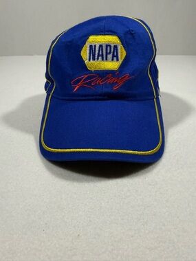 NASCAR NAPA Racing Michael Waltrip #55 Blue Baseball Cap with Yellow Trim